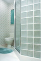 Houston Hunters Creek glass block shower