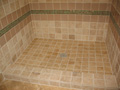 Houston Memorial shower mosaic tile