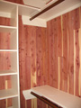 Houston Memorial cedar closet