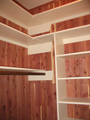 Houston Memorial cedar closet