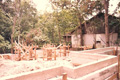 Houston Memorial custom home foundation forming