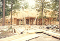 Framing the Houston Memorial custom home