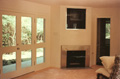 Fireplace with TV above in 1981
