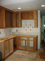 Layout of tile backsplash design